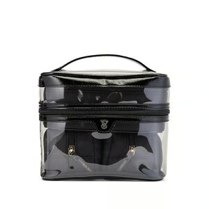 Victoria's Secret Black Clear Cosmetic Bag